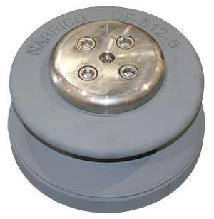 DF-512-5 / DF-511-5 Single Roller Button Chock