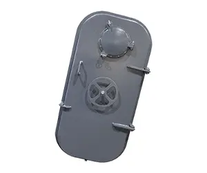 Dog Door w/Port Light